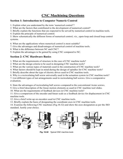 cnc machines questions|cnc machine operator questions.